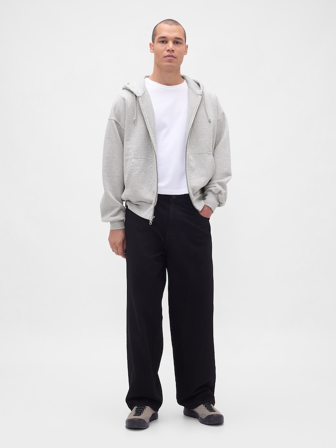 エクストラヘビーウェイト フレンチテリー ジップアップパーカー-1