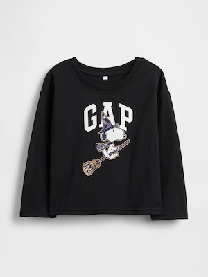 スヌーピー ハロウィン GAPロゴTシャツ (幼児・ベビー)