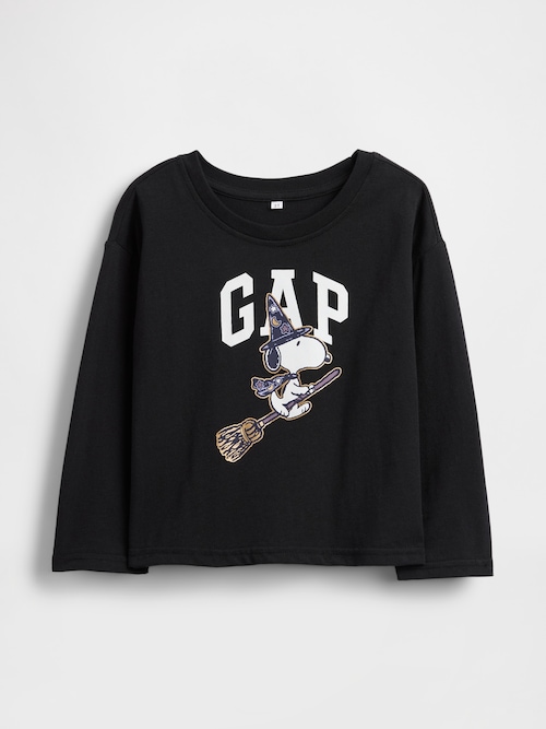 スヌーピー ハロウィン GAPロゴTシャツ (幼児・ベビー)