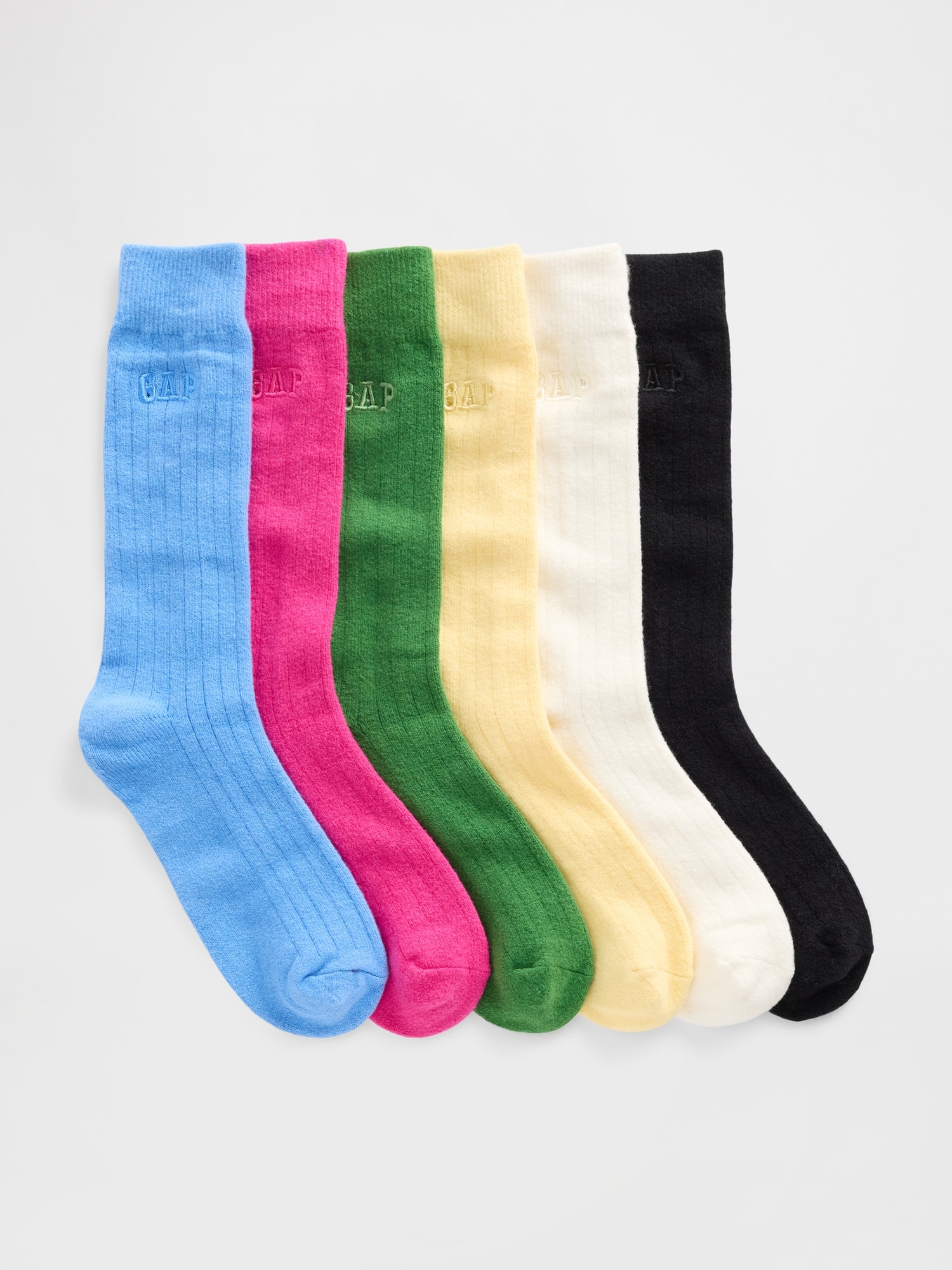 CashSoft Logo Crew Socks Gift Set (7-Pack)