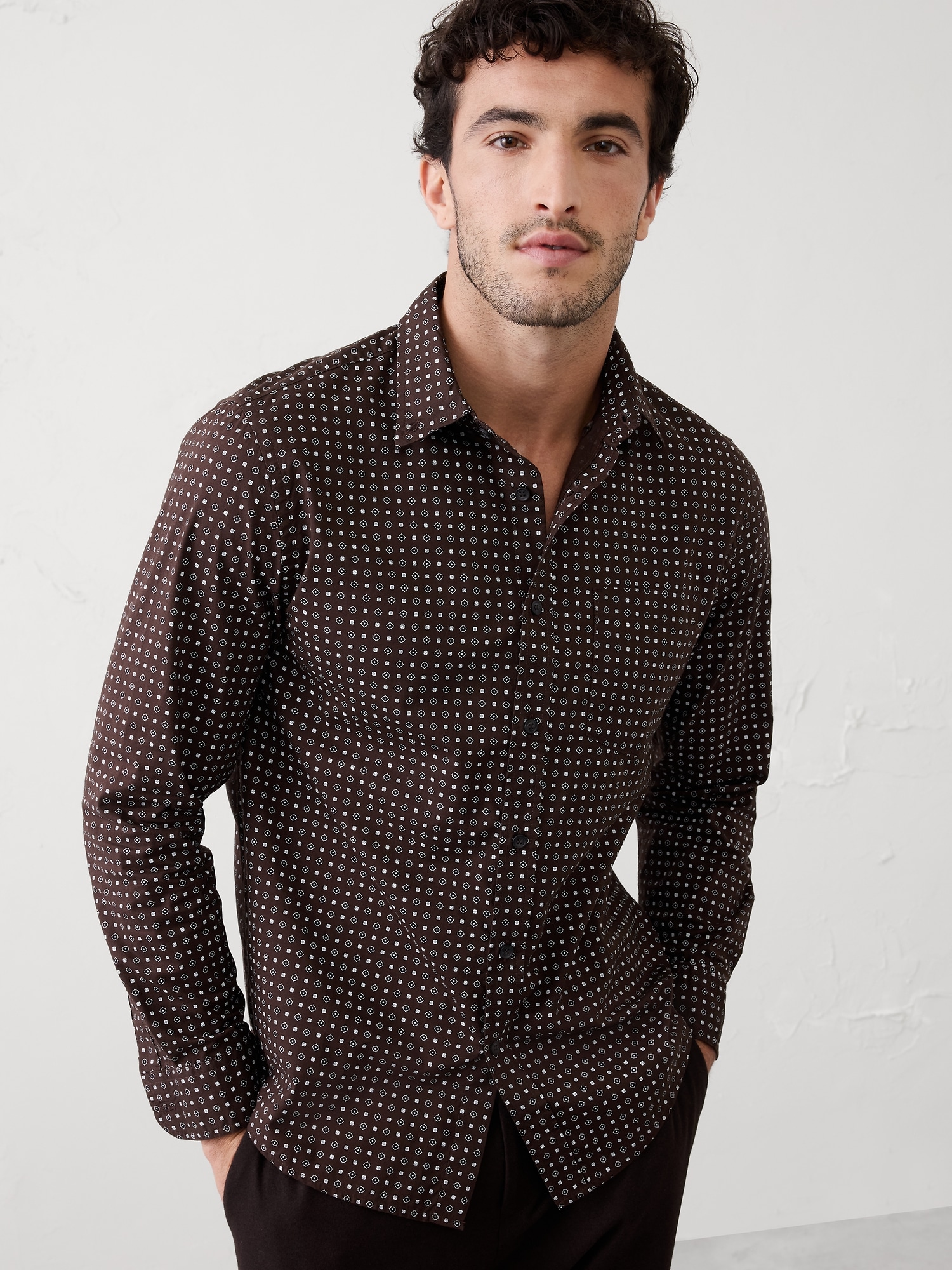 Slim-Fit Softwash Cotton Shirt