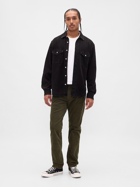 Corduroy Straight Pants