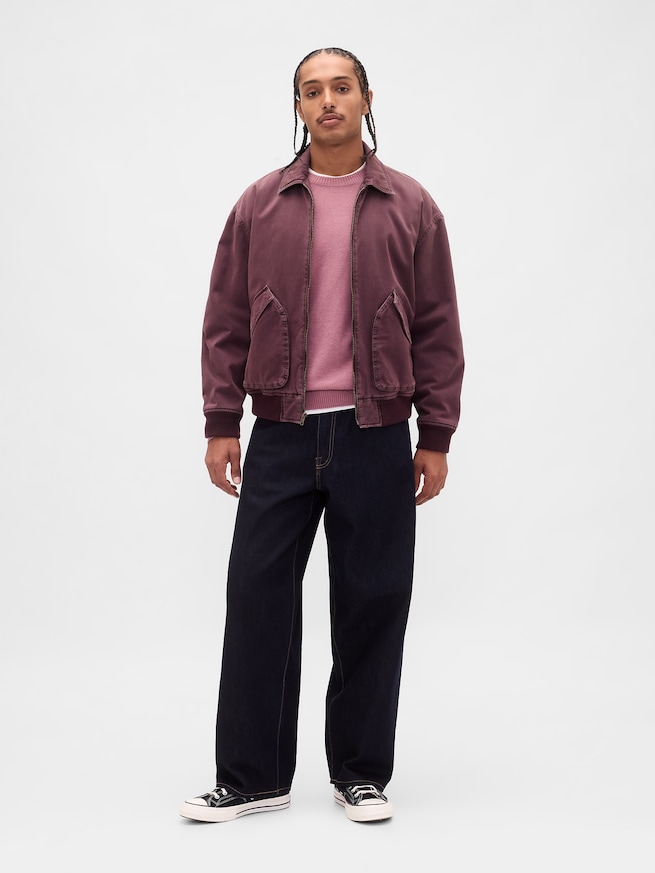 CashSoft カシミヤタッチ クルーネックセーター-1