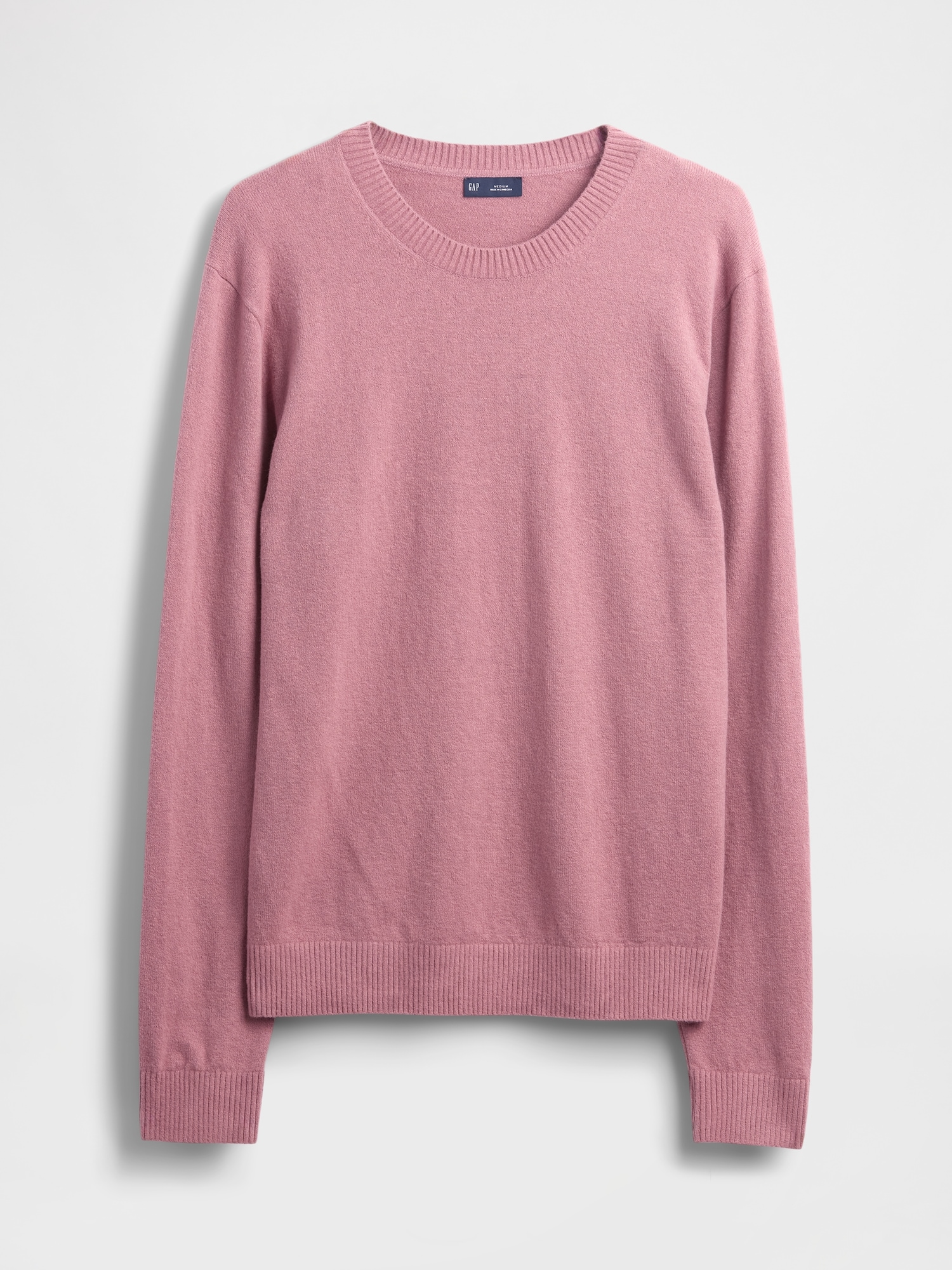 CashSoft カシミヤタッチ クルーネックセーター-4