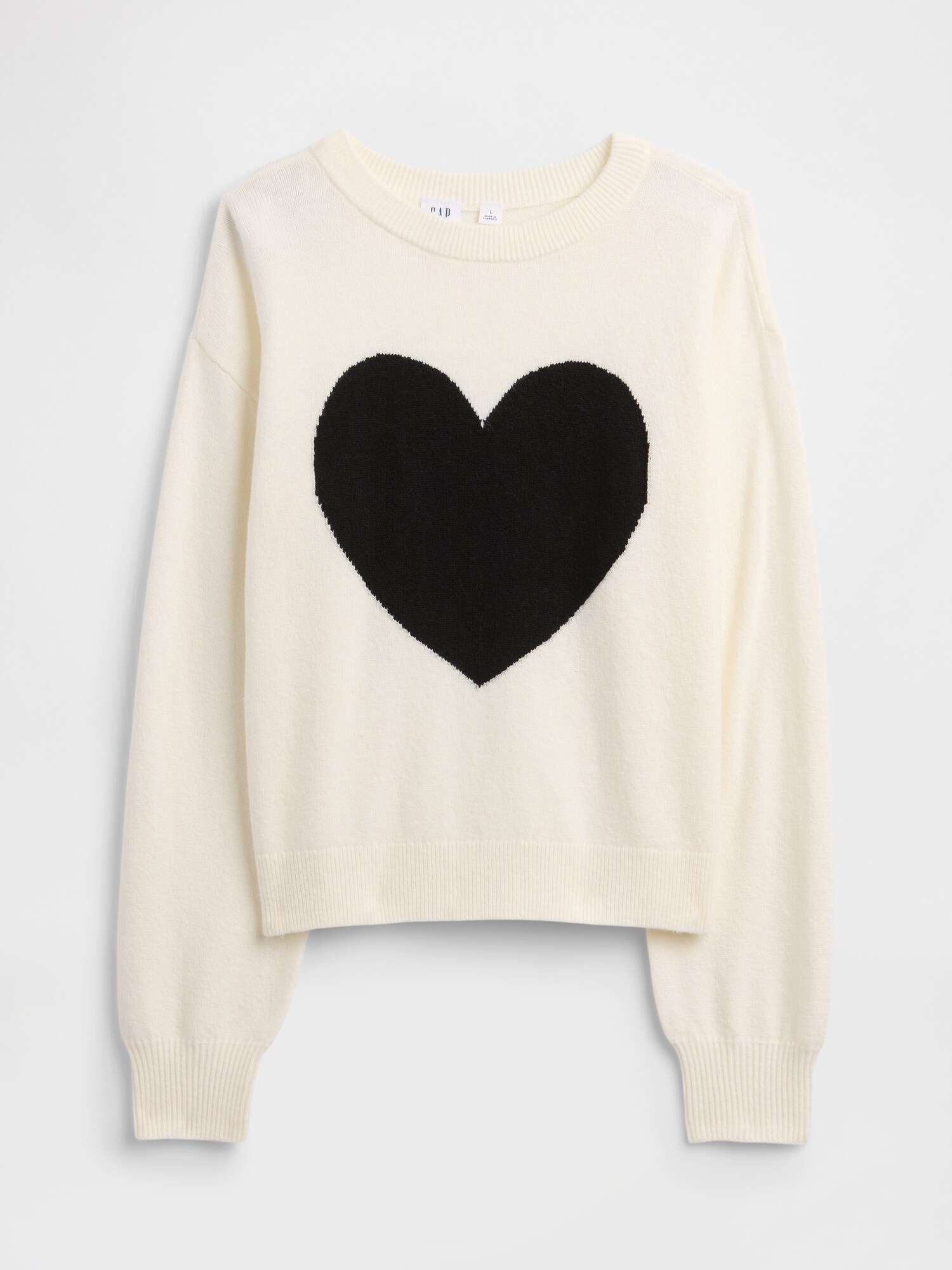 Kids CashSoft Relaxed Intarsia Sweater