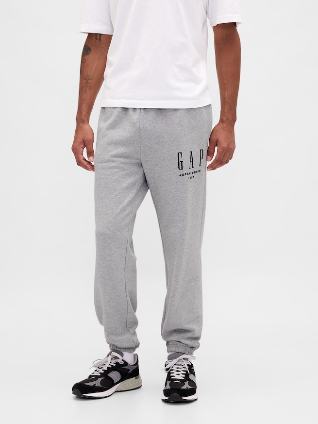 30th アニバーサリー ヘビーウェイト フレンチテリー GAPロゴ ジョガーパンツ-1