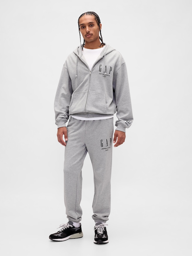 30th アニバーサリー ヘビーウェイト フレンチテリー GAPロゴ ジョガーパンツ-3