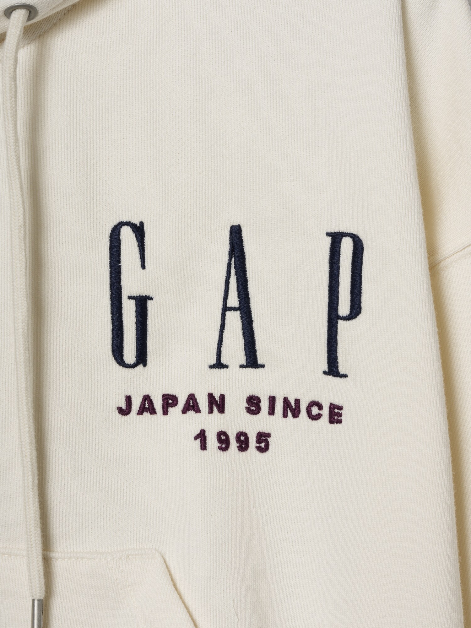 30th アニバーサリー ヘビーウェイト フレンチテリー GAPロゴ ジップアップパーカー-2
