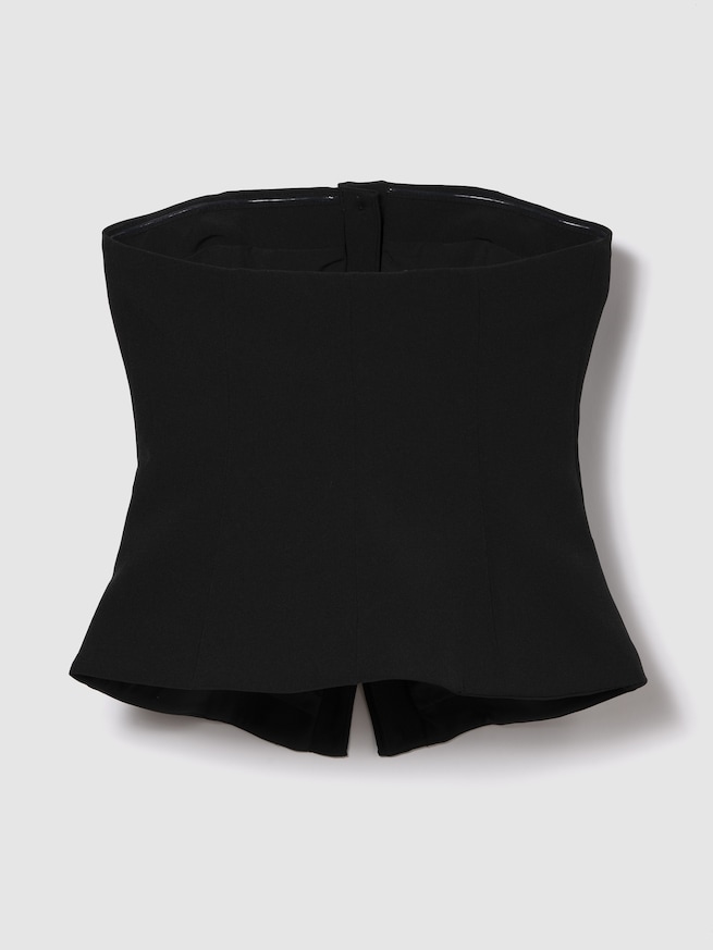 ストラップレス バイストレッチ コルセットトップス-1