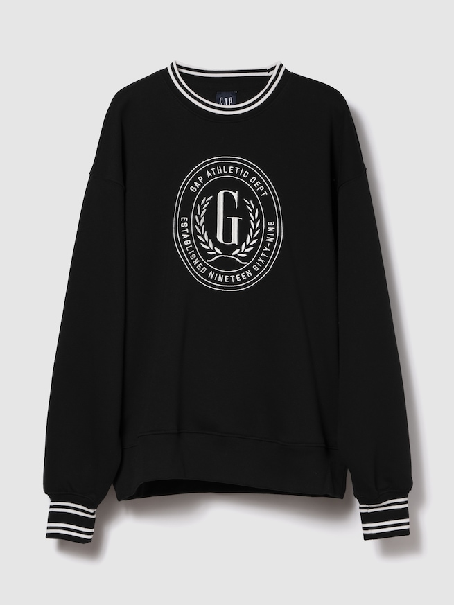 ヴィンテージソフト オーバーサイズ GAPロゴ スウェットシャツ-0