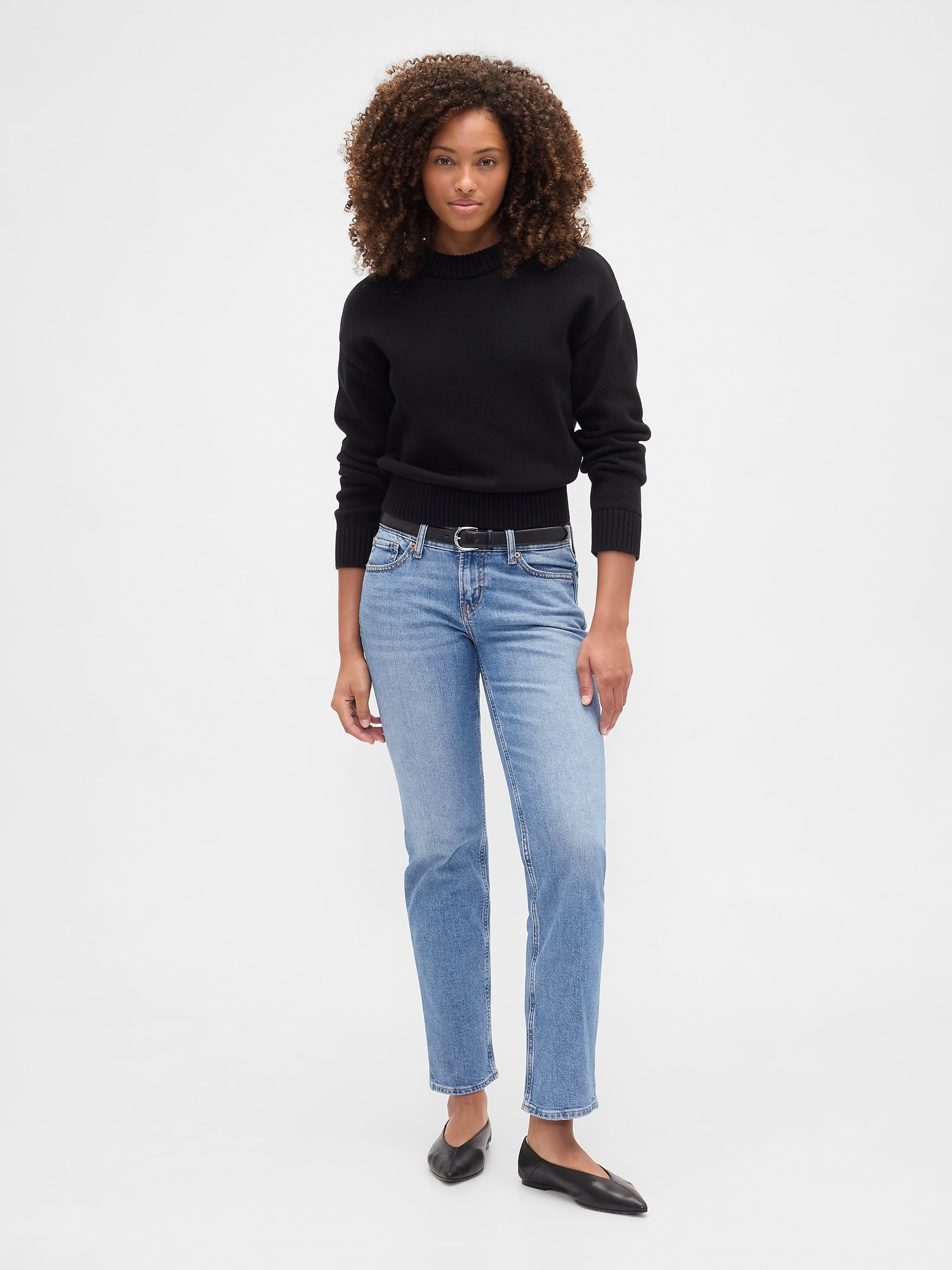 Low Rise '90s Slim Straight Jeans