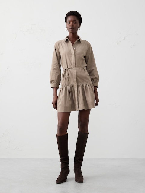 Corduroy Mini Dress