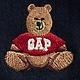 ブラナンベア GAPロゴ クルーソックス