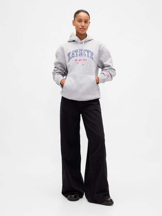 KATSEYE ロゴ リラックスフィットパーカー (ユニセックス)-1