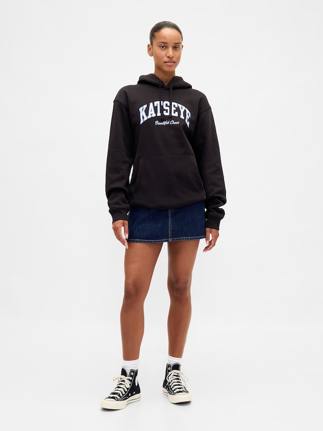 KATSEYE ロゴ リラックスフィットパーカー (ユニセックス)-1