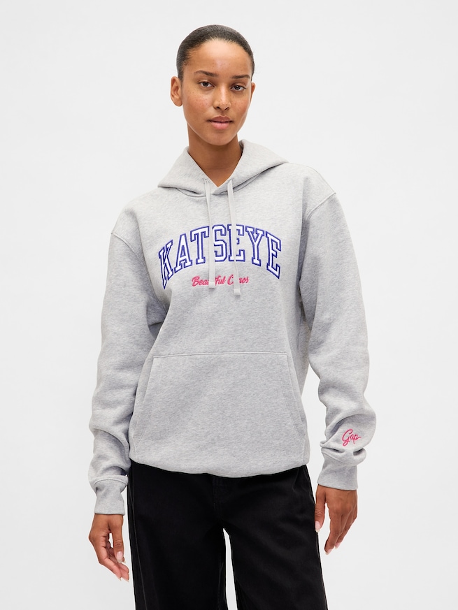 KATSEYE ロゴ リラックスフィットパーカー (ユニセックス)-0