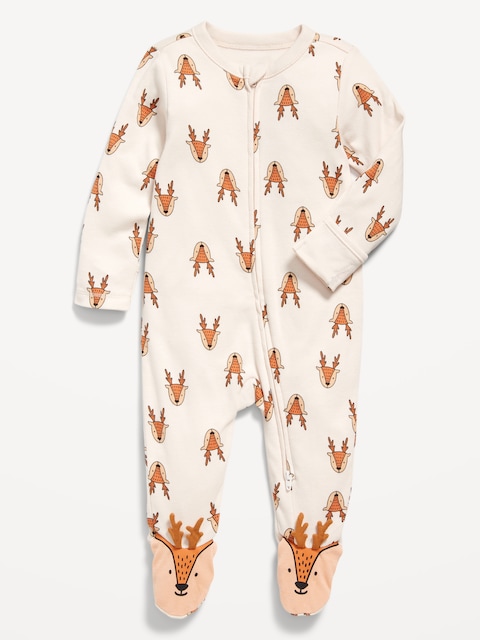 2-Way-Zip Sleep & Play Footed One-Piece for Baby