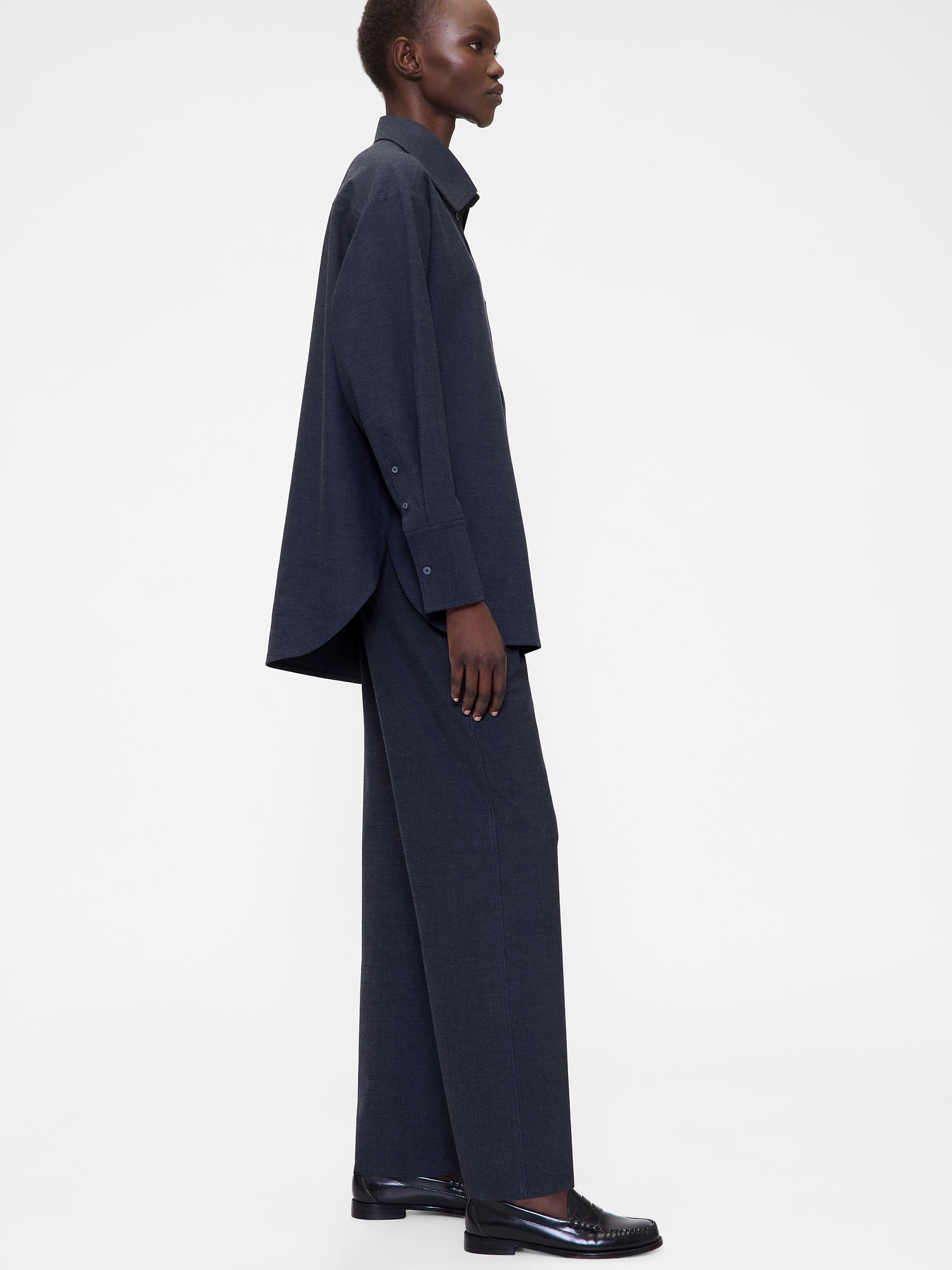 GapStudio ローライズ ルーズトラウザー-2