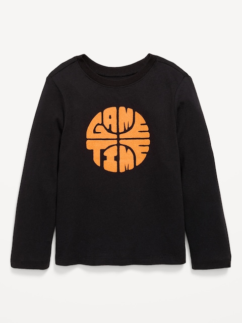 Long-Sleeve Unisex Graphic T-Shirt for Toddler