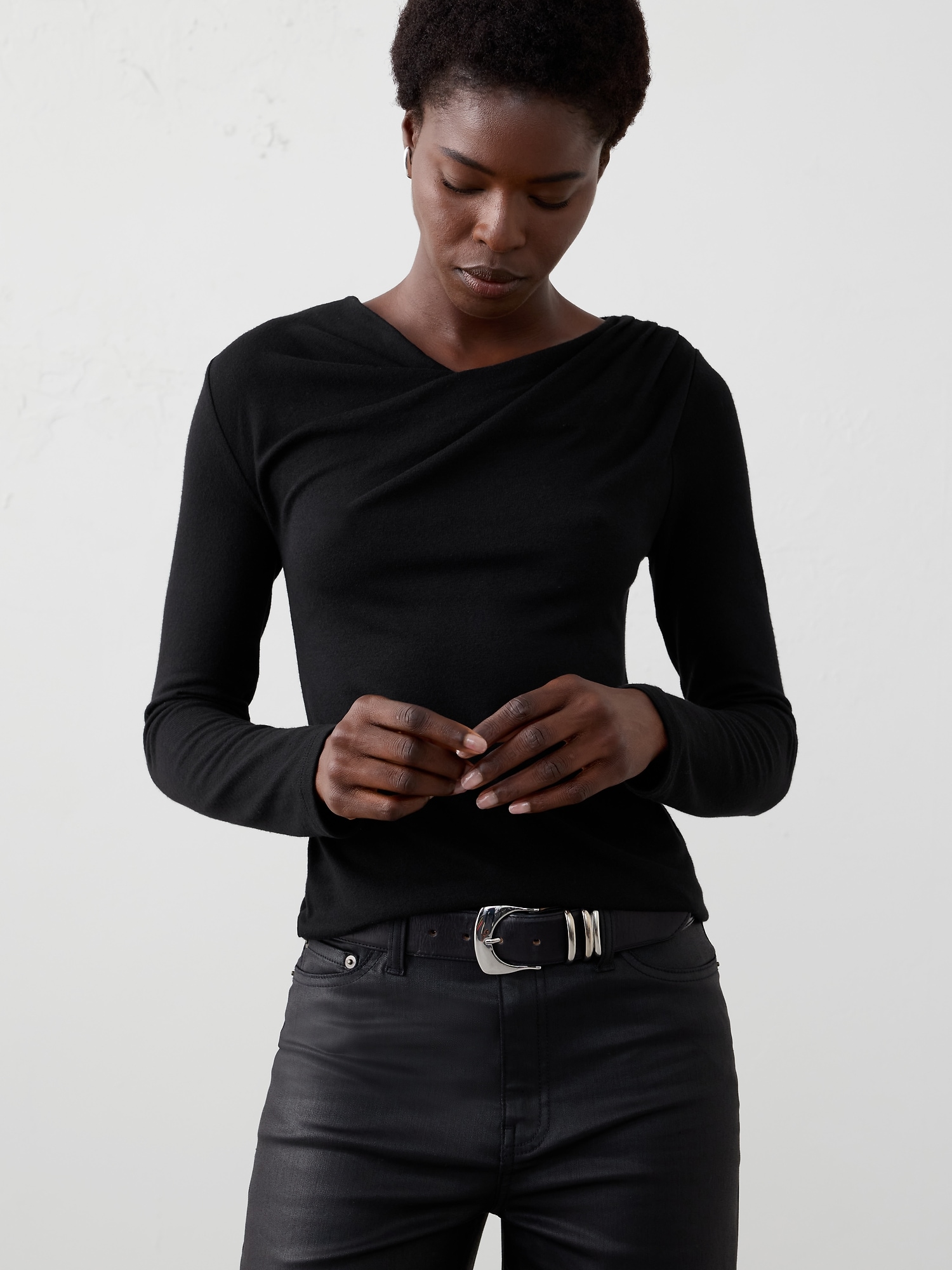 Soft Luxe Draped Top