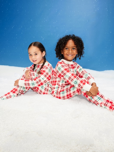 PYJAMA UNE-PIÈCE EN MICROMOLLETON À GLISSIÈRE BIDIRECTIONNELLE POUR TOUT-PETIT ET BÉBÉ