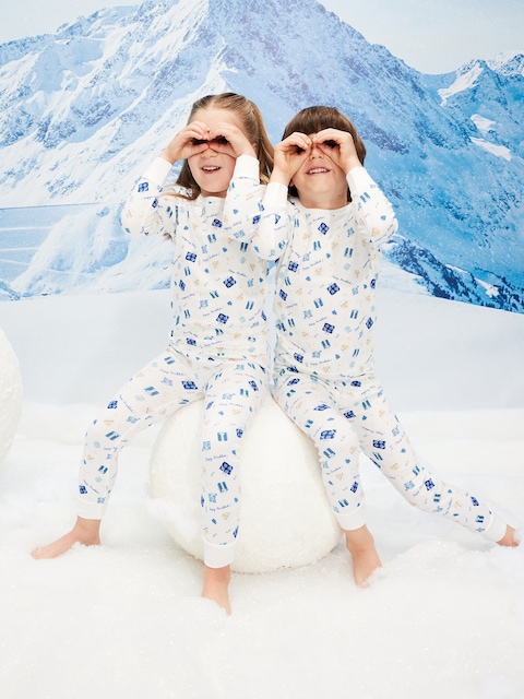 Printed Snug-Fit Pajama Set for Toddler & Baby