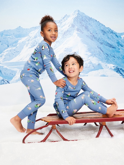 Printed Snug-Fit Pajama Set for Toddler & Baby