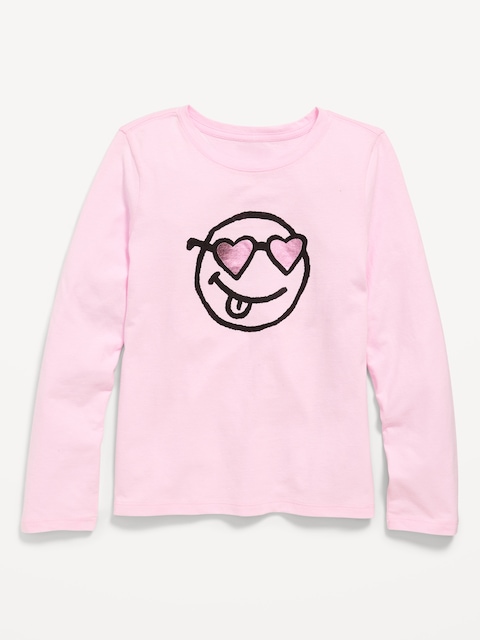 Long-Sleeve Graphic T-Shirt for Girls