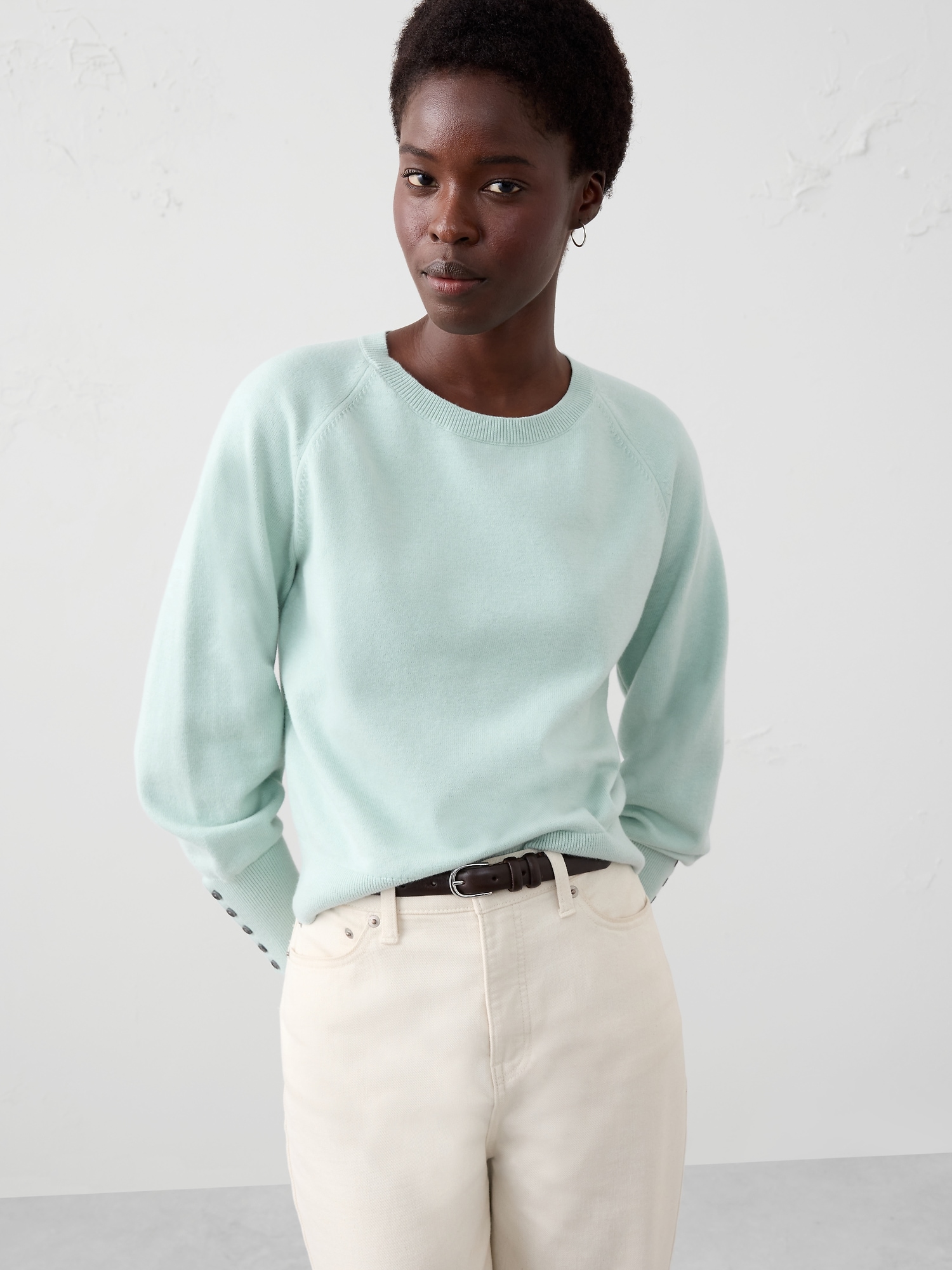 Volume-Sleeve Sweater