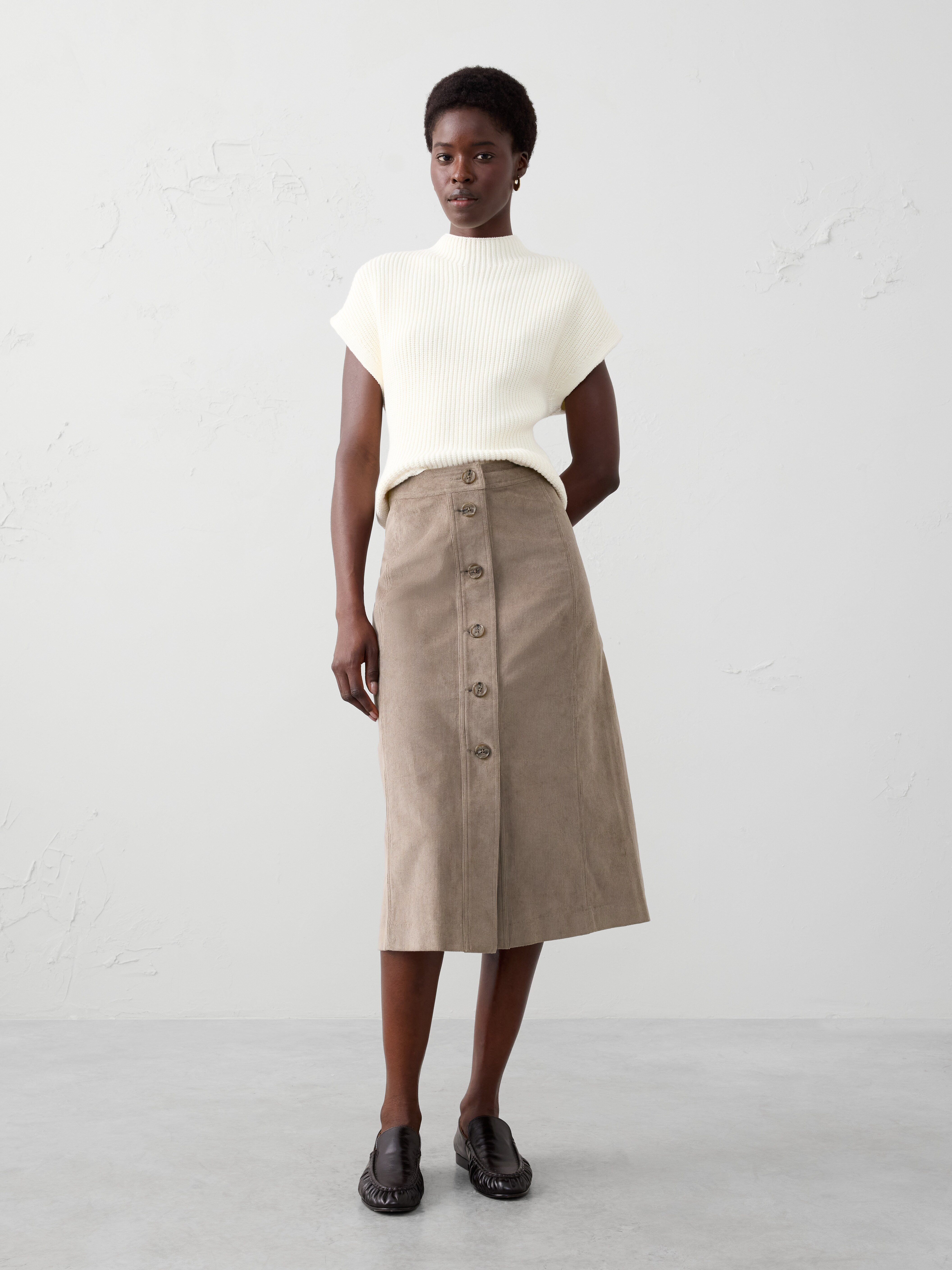 スカート UND STRETCH CORDUROY SKIRT WITH PANTS cn60323921.png