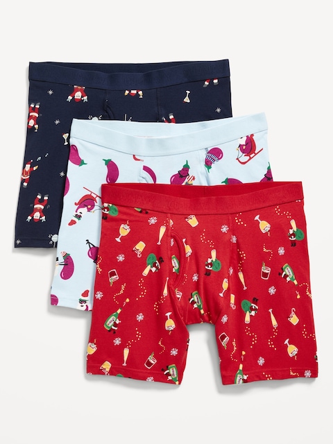 3-Pack Soft-Washed Boxer Briefs -- 6.25-inch inseam