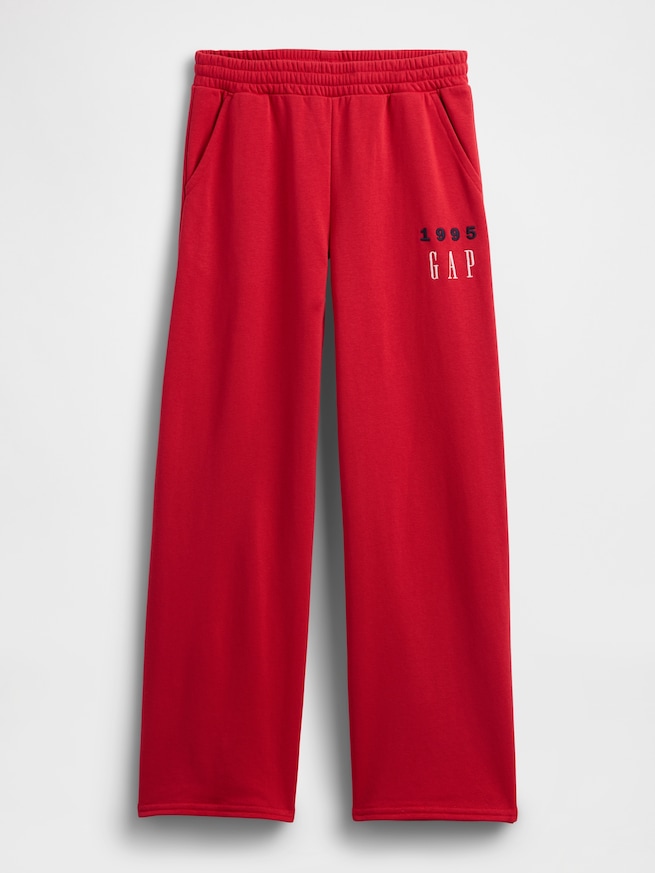 30th アニバーサリー フレンチテリー GAPロゴ バギースウェットパンツ（キッズ）-1