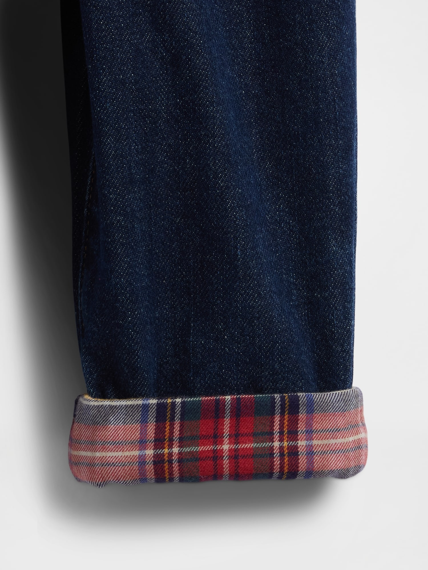 フランネル裾 デニム コーデセット (ベビー)-2