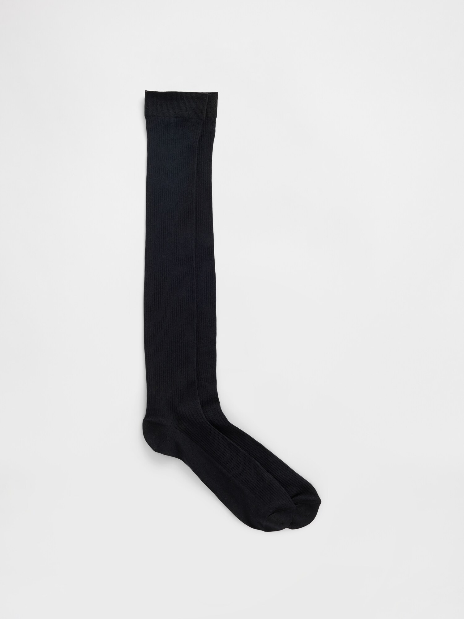 Sheer Rib Knee-High Socks