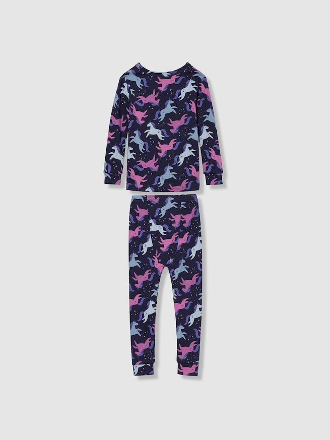 オーガニック ブラッシュドコットン パジャマセット (幼児・ベビー)-1