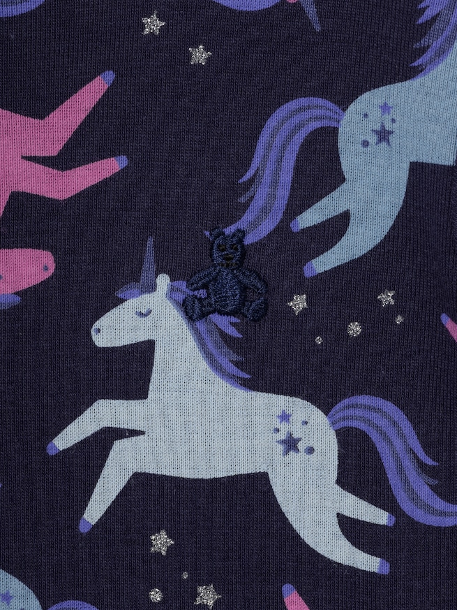 オーガニック ブラッシュドコットン パジャマセット (幼児・ベビー)-2