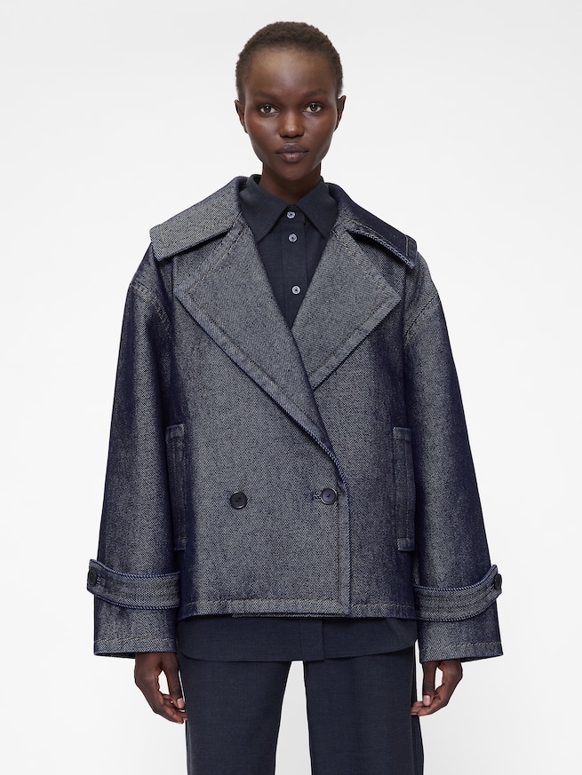 GapStudio デニム コクーンコート-0