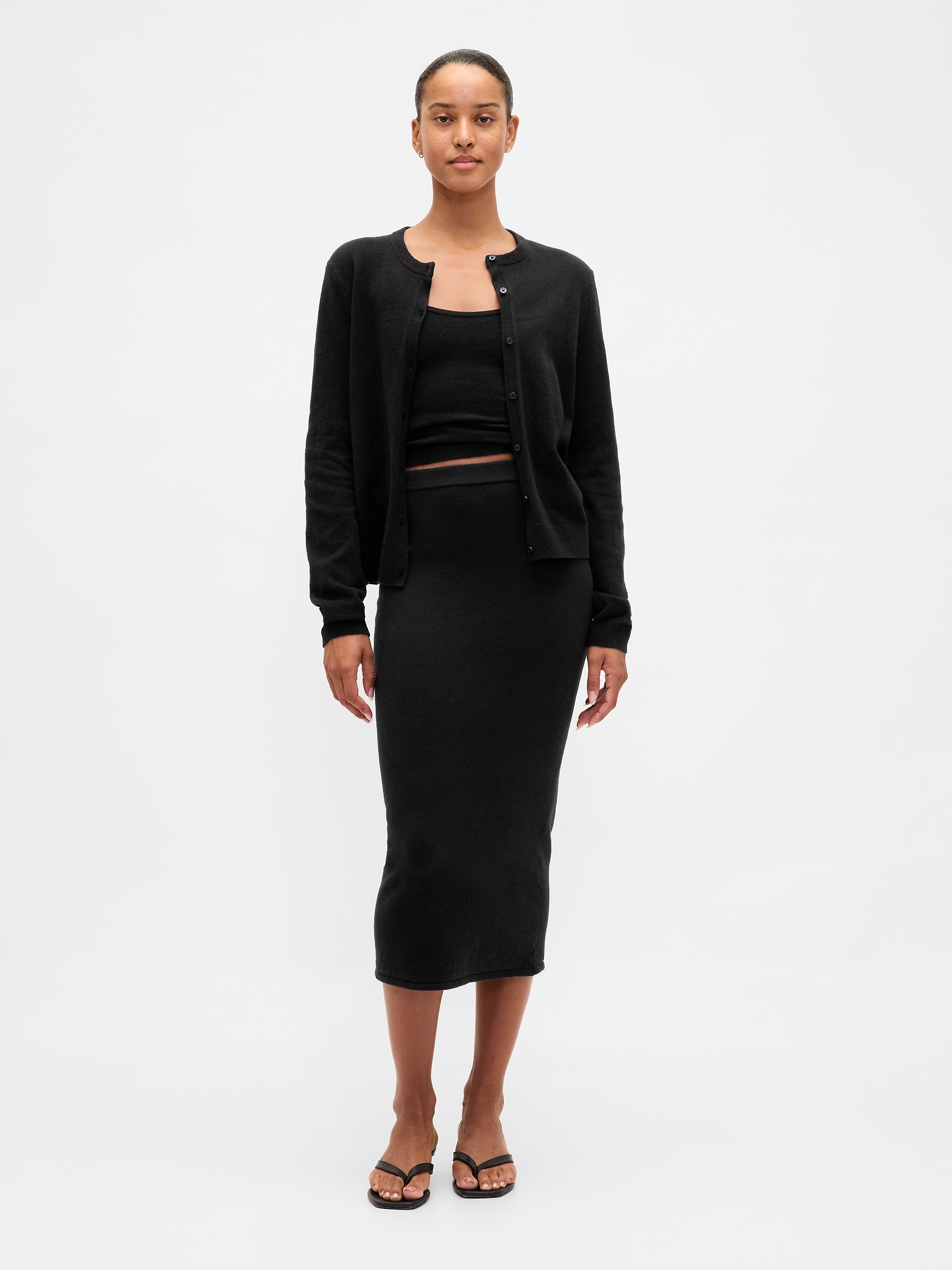 Gap CashSoftカシミヤタッチ ストレッチミディスカート Gap CashSoftカシミヤタッチ ストレッチミディスカート