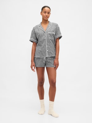 ソフト フランネル パジャマ ショートパンツセット