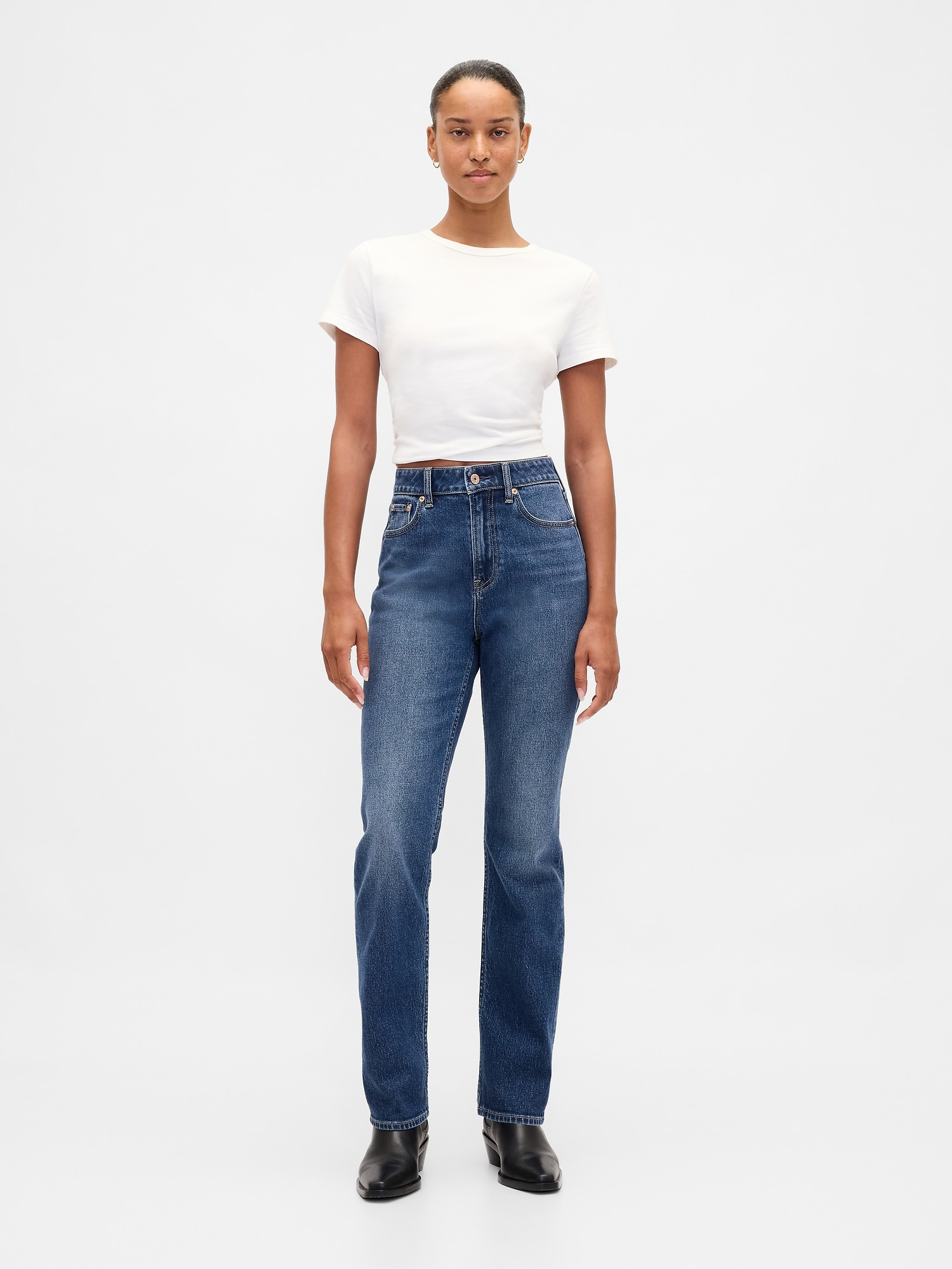 Curvy High Rise '90s Slim Straight Jeans