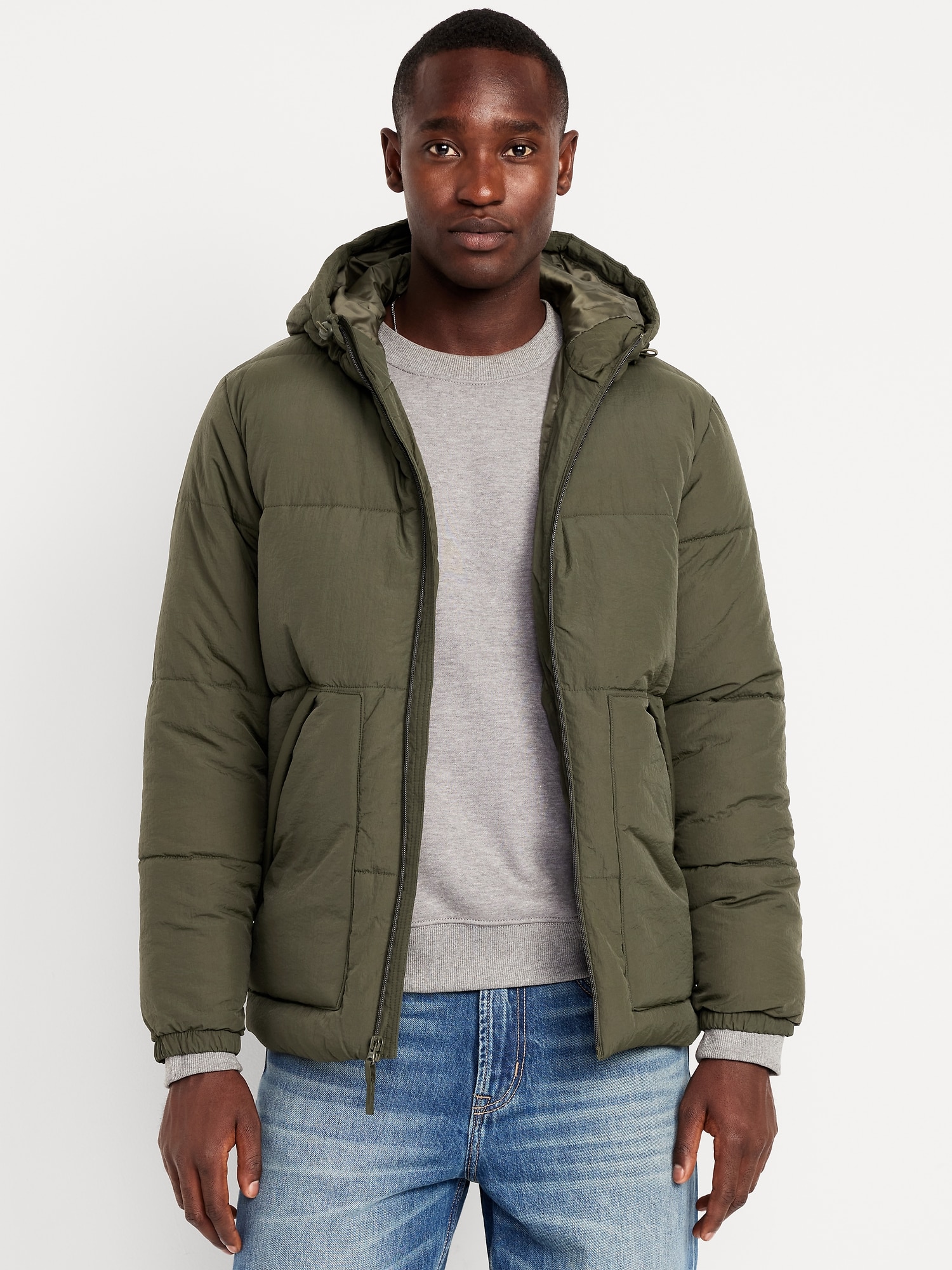 トップス nude vintage 2way Puffy Jacket Full-Zip Puffer Jackets | Old Navy