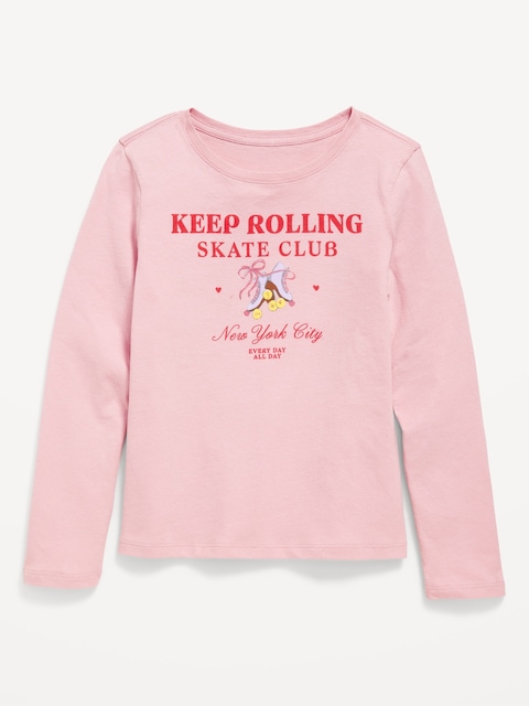 Long-Sleeve Graphic T-Shirt for Girls
