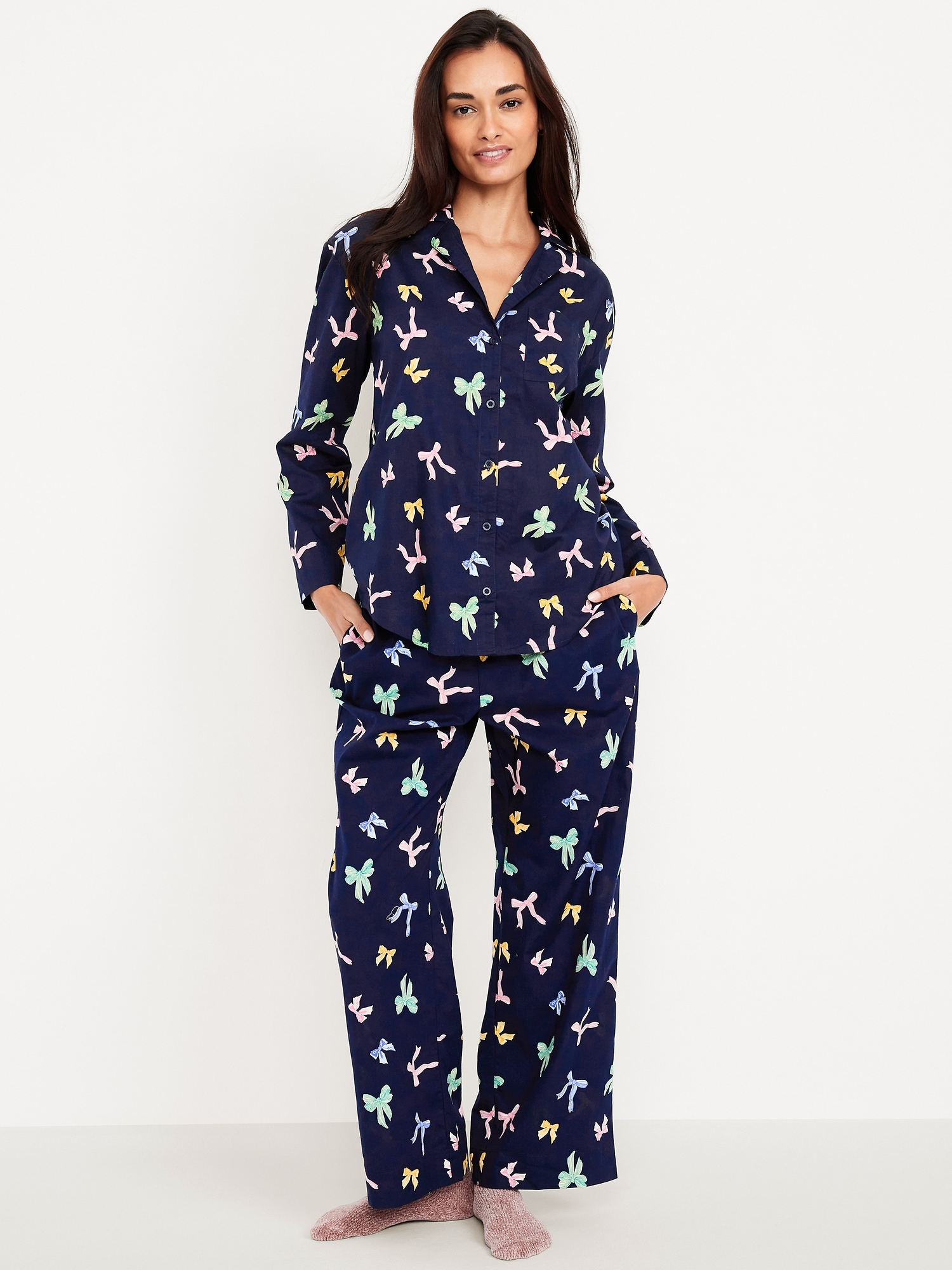 Poplin Pajama Pant Set