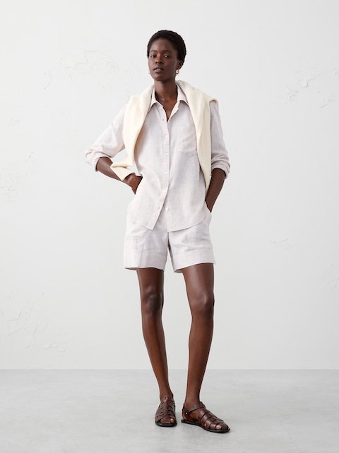 CHEMISE PARFAITE EN MÉLANGE DE LIN