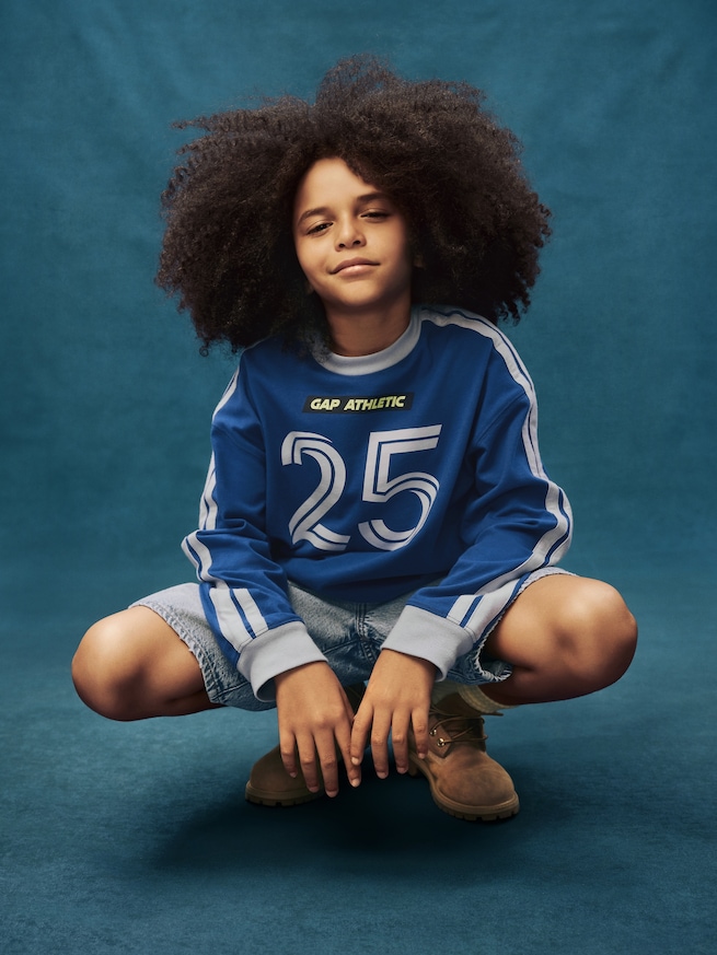 サッカー ジャージー GAPロゴ Tシャツ (キッズ)-1