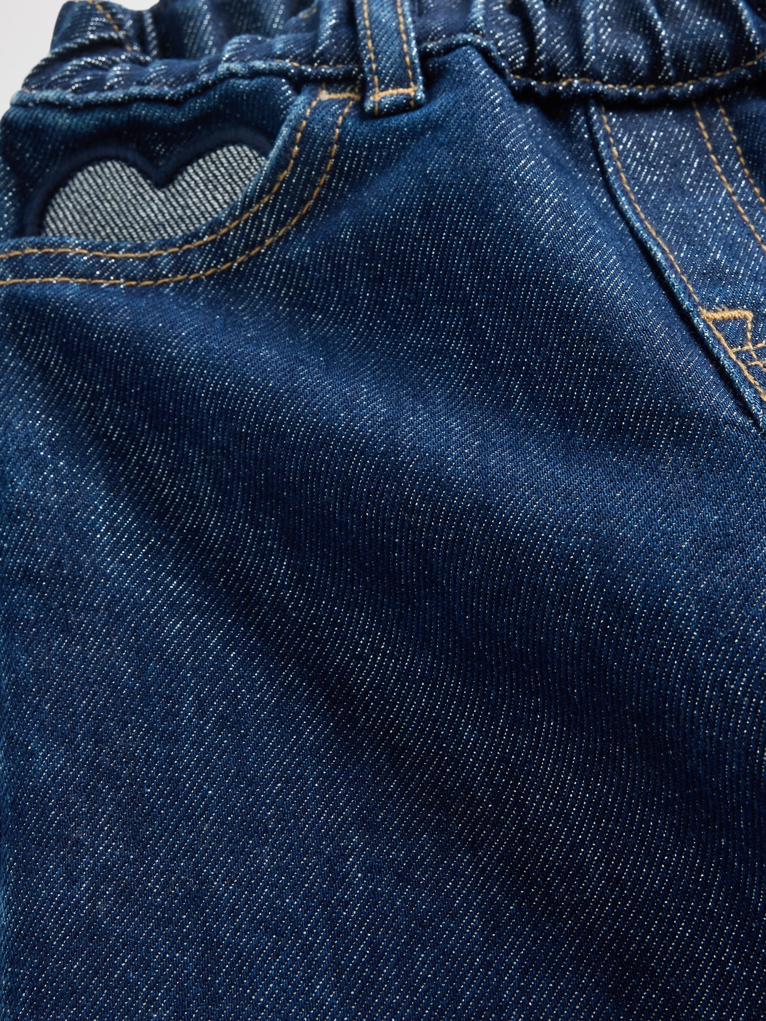 メタリック プルオン バギーデニム (幼児・ベビー)-3