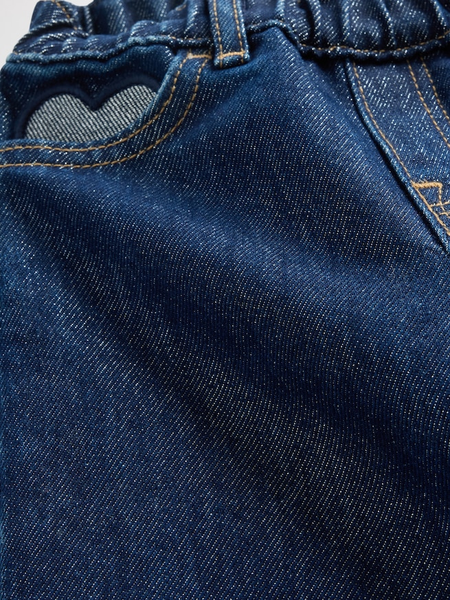 メタリック プルオン バギーデニム (幼児・ベビー)-3