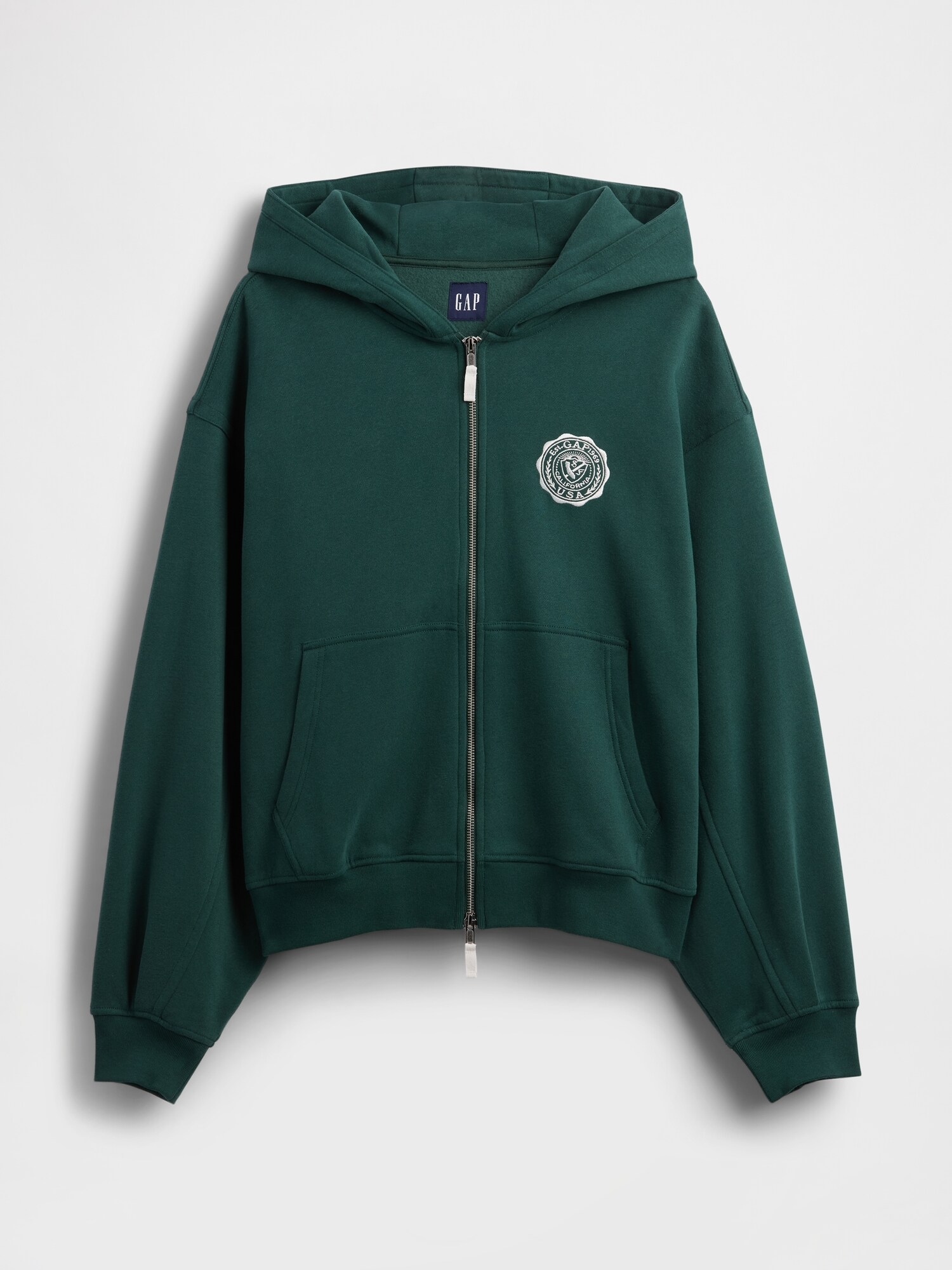 Gap公式オンラインストア | リラックスフィット GAPロゴ ジップアップ