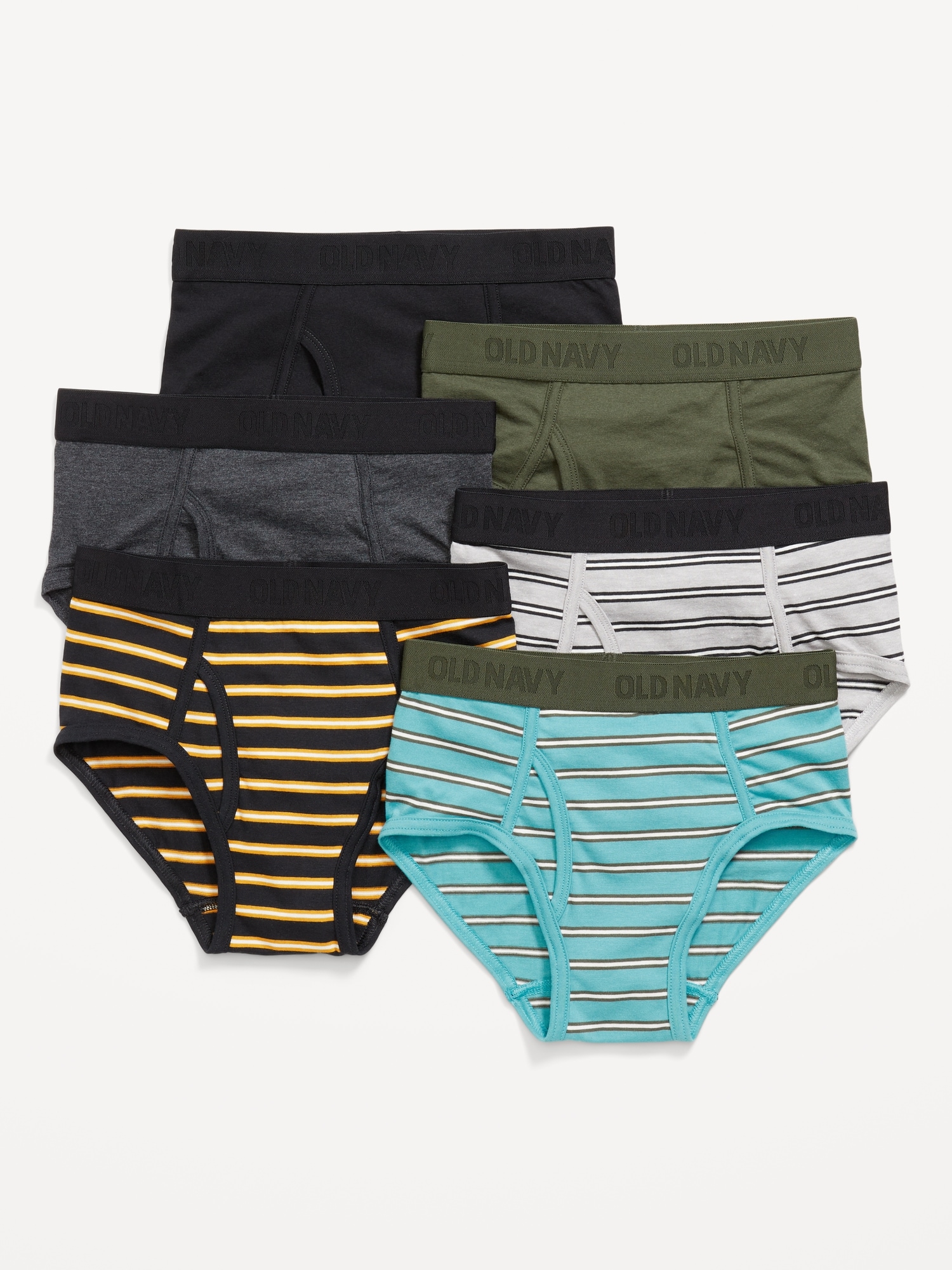 Underwear Briefs Variety 6-Pack for Boys