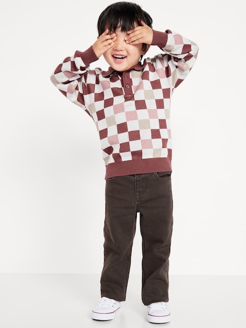 JEAN À JAMBE DROITE AVEC EXTENSIBILITÉ INTÉGRÉE POUR TOUT-PETIT GARÇON